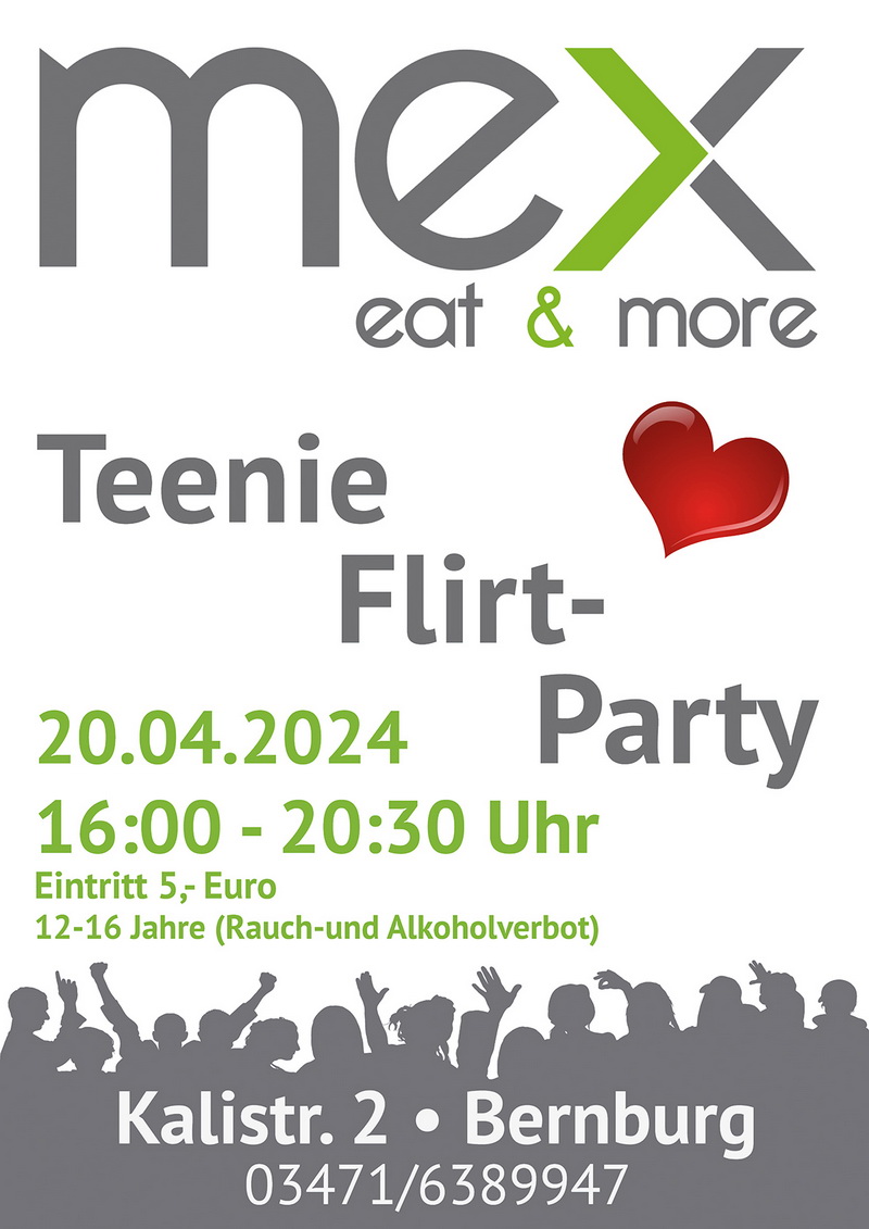 Teenie-Flirt-Party am 20.04.2024 Teenie-Flirt-Party am 20.04.2024